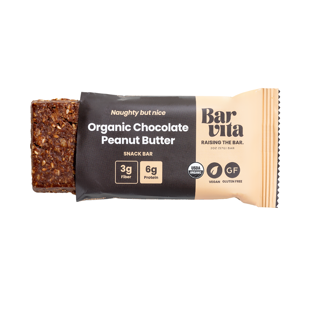 Barvita Chocolate Peanut Butter bar Vegan bars