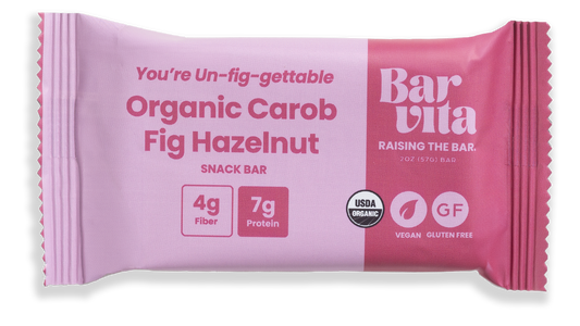 Organic Carob Fig Hazelnut (Box of 9)