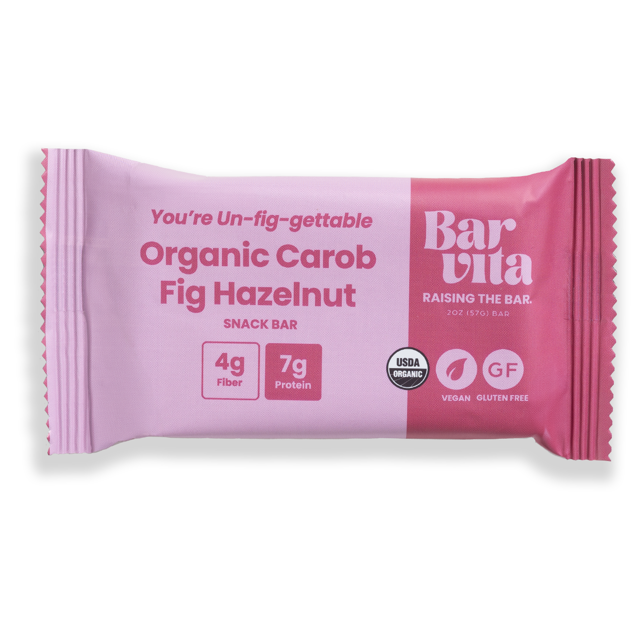 Carob Fig Hazelnut Barvita Protein bars