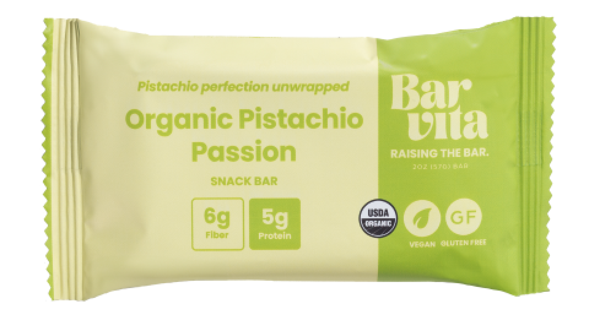 Pistachio Passion Gluten-free snacks  Vegan bars Barvita